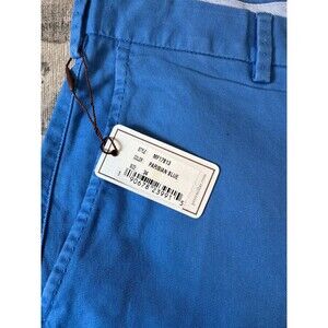 Peter Millar Soft Touch Twill Shorts Mens 34 Blue Flat Front Golf MF17B13 NWT